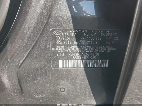 KMHL64JAXSA478106 2025 HYUNDAI SONATA - Image 8