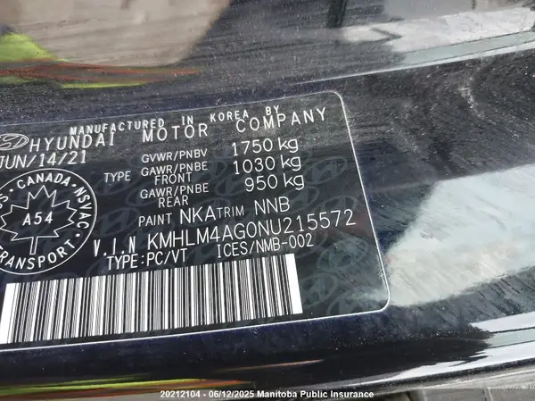 KMHLM4AG0NU215572 2022 HYUNDAI ELANTRA - Image 8