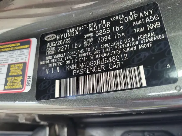 KMHLM4DGXRU648012 2024 HYUNDAI ELANTRA - Image 8