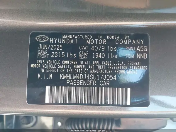 KMHLM4DJ4SU173054 2025 HYUNDAI ELANTRA - Image 5