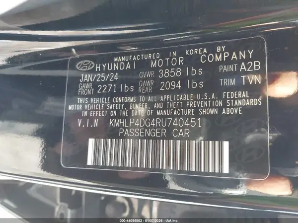 KMHLP4DG4RU740451 2024 HYUNDAI ELANTRA - Image 8