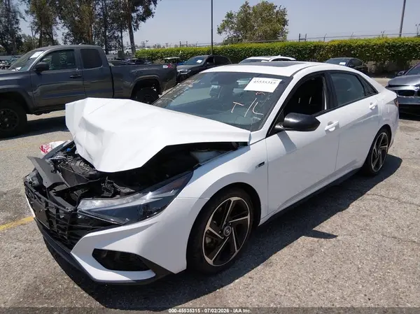 KMHLR4AF0NU215242 2022 HYUNDAI ELANTRA - Image 2