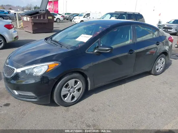 KNAFK4A62G5481409 2016 KIA FORTE - Image 2