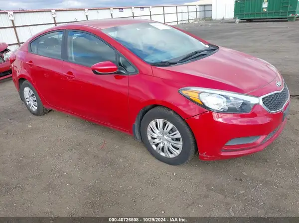 KNAFK4A63G5522985 2016 KIA FORTE - Image 1