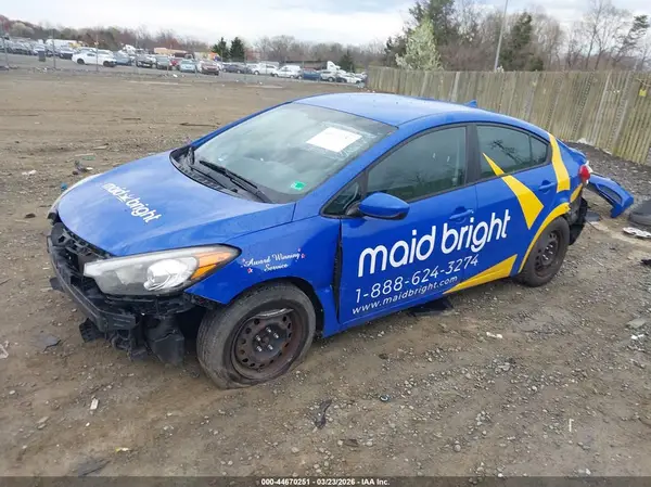 KNAFK4A63G5527328 2016 KIA FORTE - Image 2