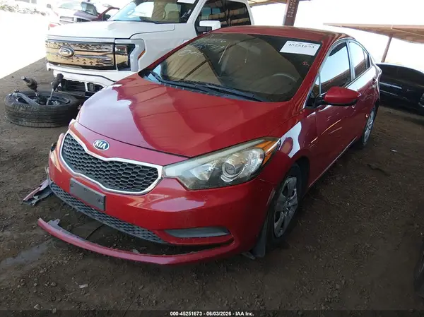 KNAFK4A65G5566549 2016 KIA FORTE - Image 2