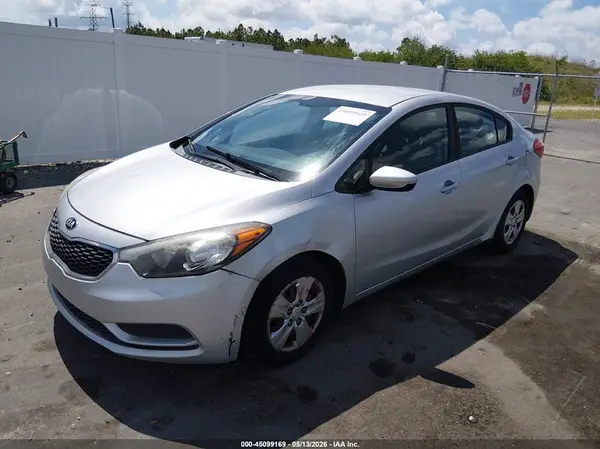 KNAFK4A66G5524911 2016 KIA FORTE - Image 2