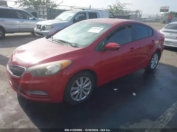 KNAFX4A67G5460881 2016 KIA FORTE - Image 2