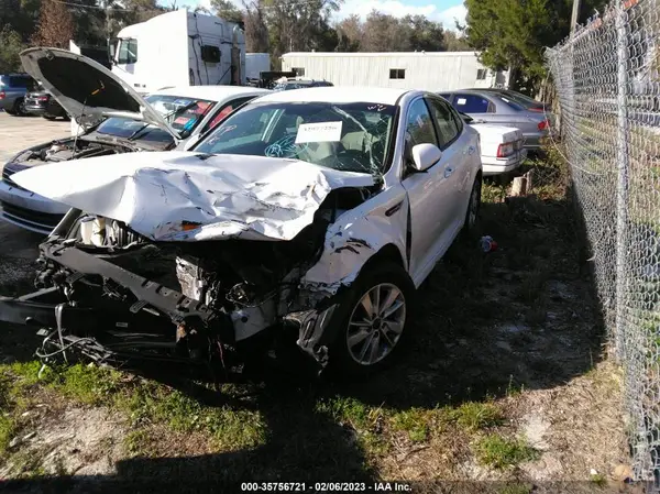 KNAGT4L34G5086846 2016 KIA OPTIMA - Image 2