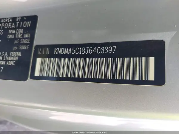 KNDMA5C18J6403397 2018 KIA SEDONA - Image 8