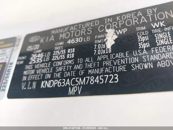 KNDP63AC5M7845723 2021 KIA SPORTAGE - Image 8