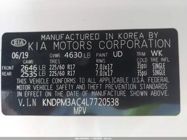 KNDPM3AC4L7720538 2020 KIA SPORTAGE - Image 8