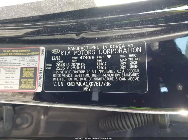 KNDPMCACXK7617736 2019 KIA SPORTAGE - Image 8