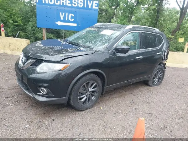 KNMAT2MTXGP699697 2016 NISSAN ROGUE - Image 2