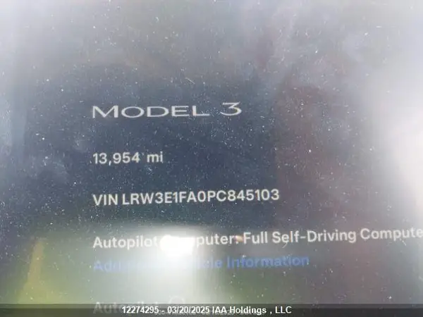 LRW3E1FA0PC845103 2023 TESLA MODEL 3 - Image 8