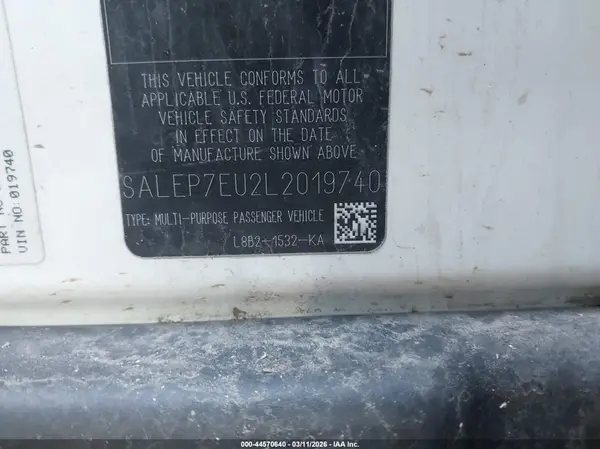 SALEP7EU2L2019740 2020 LAND ROVER DEFENDER - Image 8