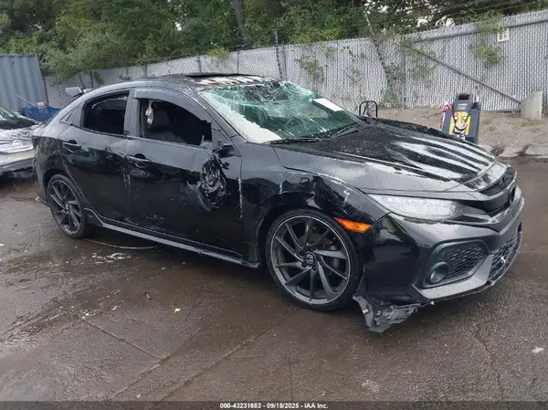 SHHFK7H9XJU412542 VIN - 2018 HONDA CIVIC SPORT TOURING BLACK 1.5L