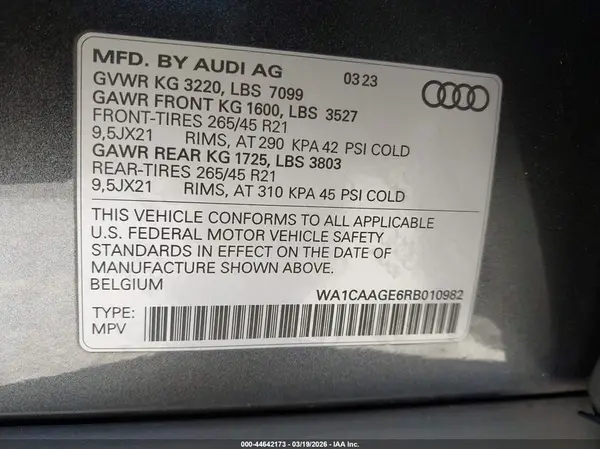 WA1CAAGE6RB010982 2024 AUDI Q8 - Image 8