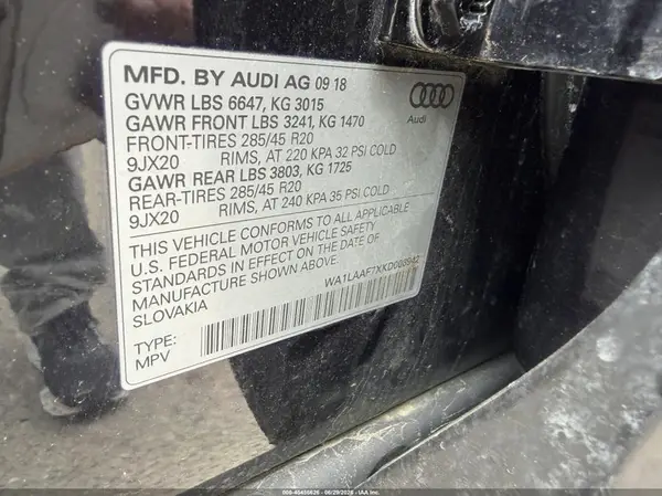 WA1LAAF7XKD008942 2019 AUDI Q7 - Image 8