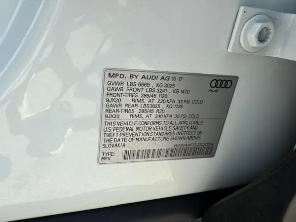 WA1VAAF77JD020554 2018 AUDI Q7 - Image 8