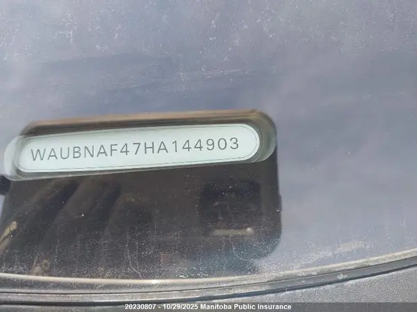 WAUBNAF47HA144903 2017 AUDI A4 - Image 8