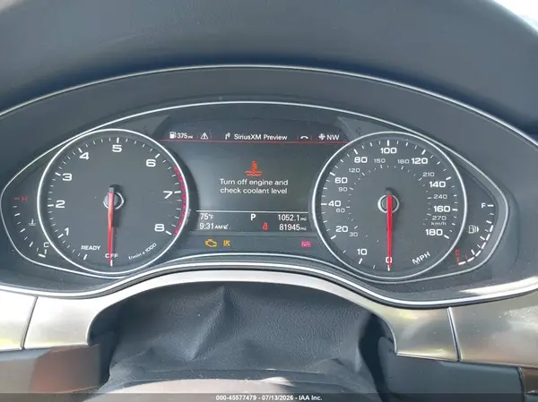2016 AUDI A6 auction photo 7