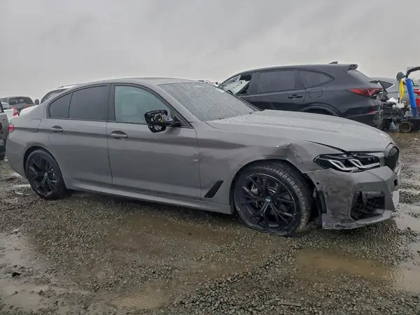 2022 BMW 5 Series COPART lot 98668155 auction photo 4