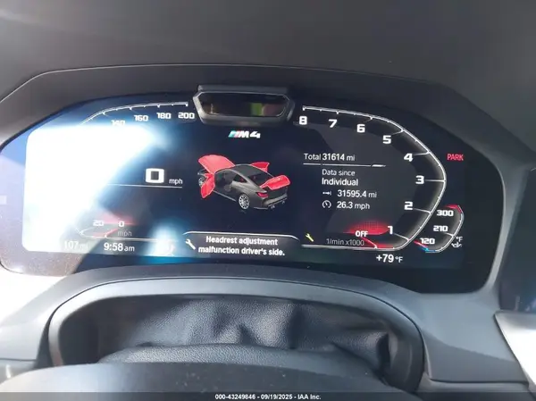 2021 BMW M4 auction photo 7