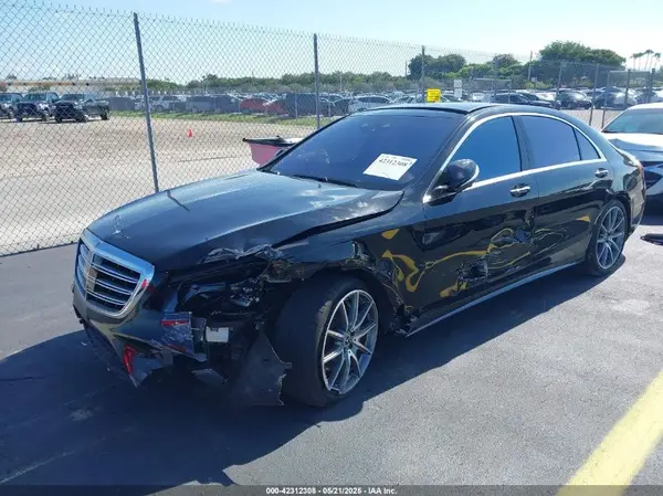 WDDUG6GB0JA409852 2018 MERCEDES-BENZ S-KLASSE - Image 2