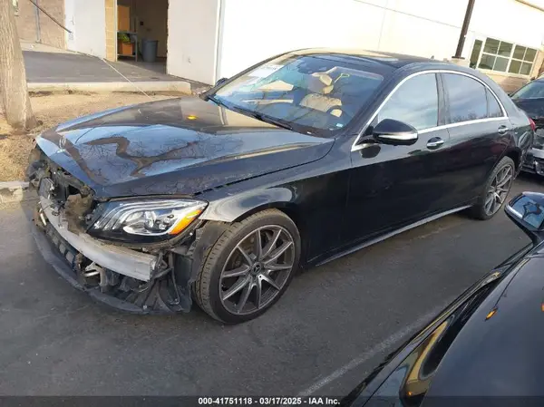 WDDUG8GB7JA351265 2018 MERCEDES-BENZ S-KLASSE - Image 2