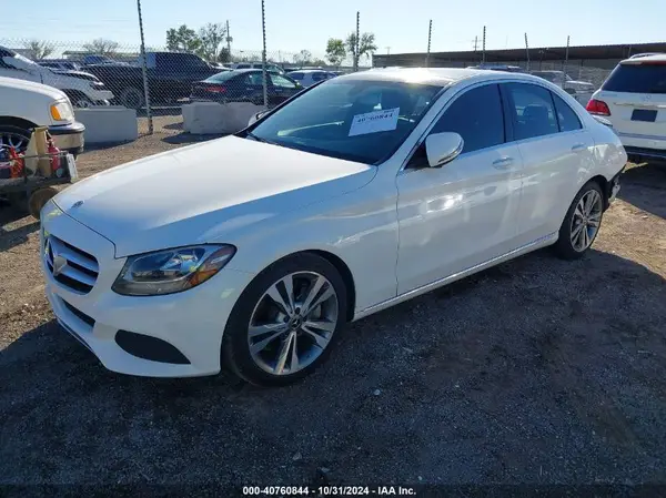 WDDWF4JB6JR317011 2018 MERCEDES-BENZ C-KLASSE - Image 2