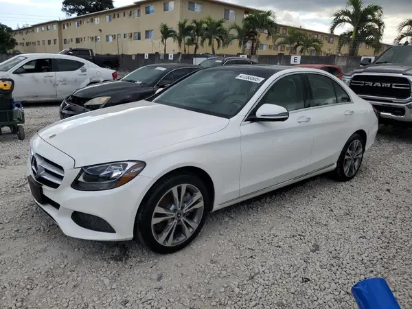 WDDWF4KB0JR395492 2018 MERCEDES-BENZ C-KLASSE - Image 1