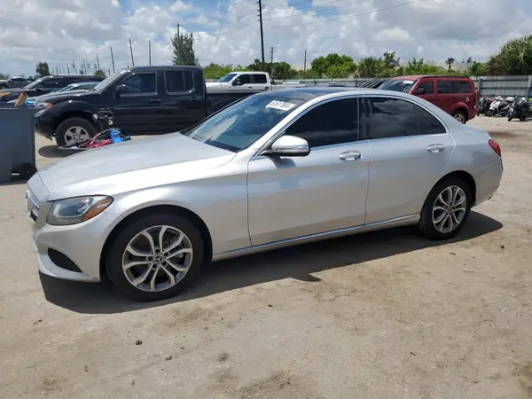 WDDWF4KB8JR346072 2018 MERCEDES-BENZ C-KLASSE - Image 1