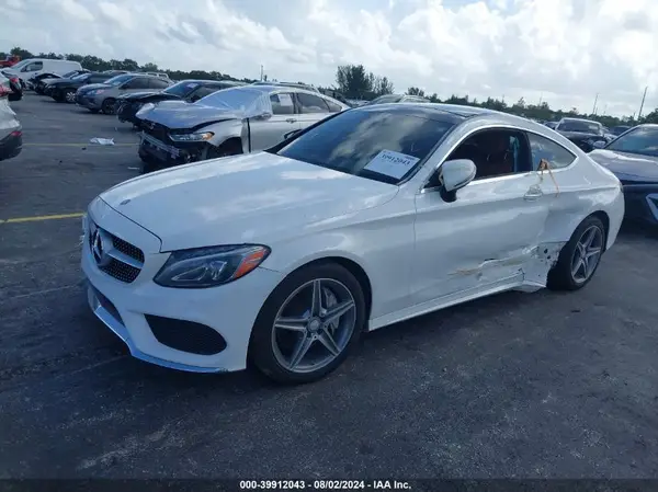 WDDWJ4KB2HF389638 2017 MERCEDES-BENZ C-KLASSE - Image 2