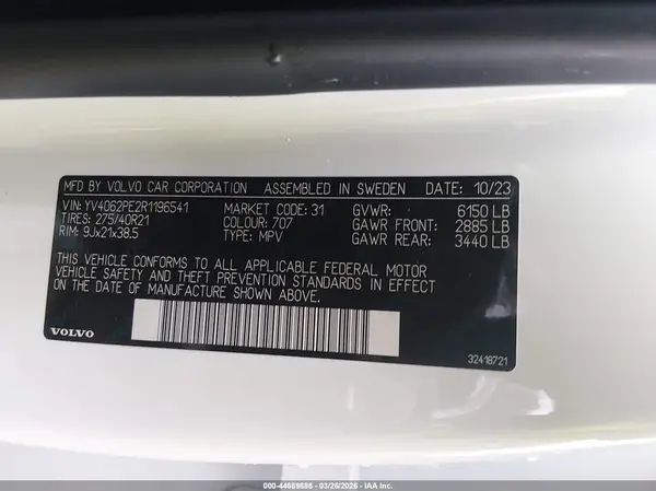 YV4062PE2R1196541 2024 VOLVO XC90 - Image 8