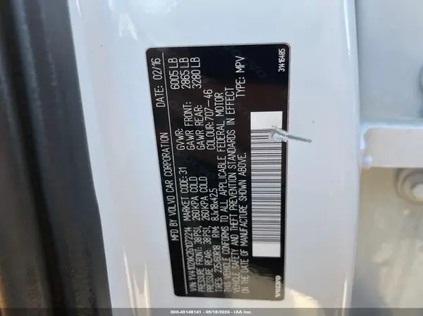 YV4102XK2G1072214 2016 VOLVO XC90 - Image 8