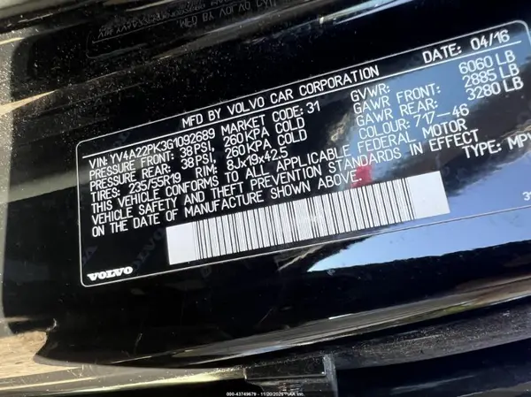 YV4A22PK3G1092689 2016 VOLVO XC90 - Image 8