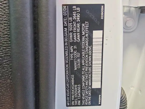 YV4L12UC4S2488433 2025 VOLVO XC40 - Image 6