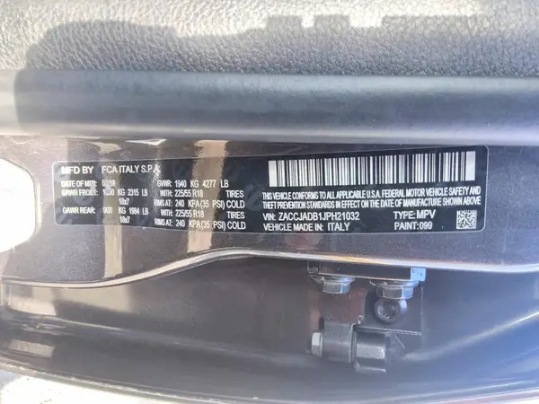 ZACCJADB1JPH21032 2018 JEEP RENEGADE - Image 5