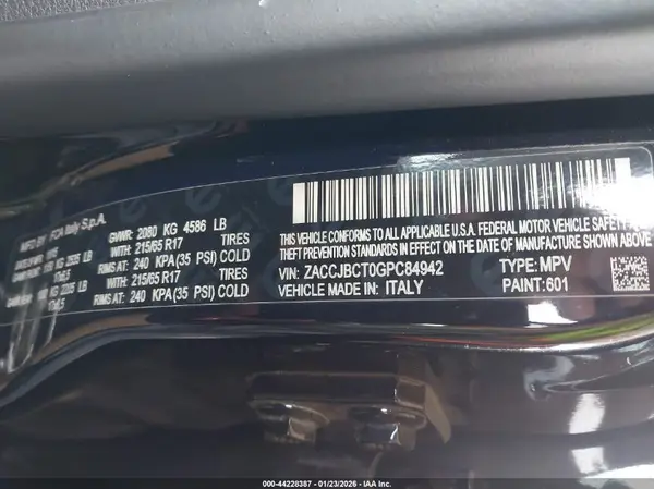 ZACCJBCT0GPC84942 2016 JEEP RENEGADE - Image 8