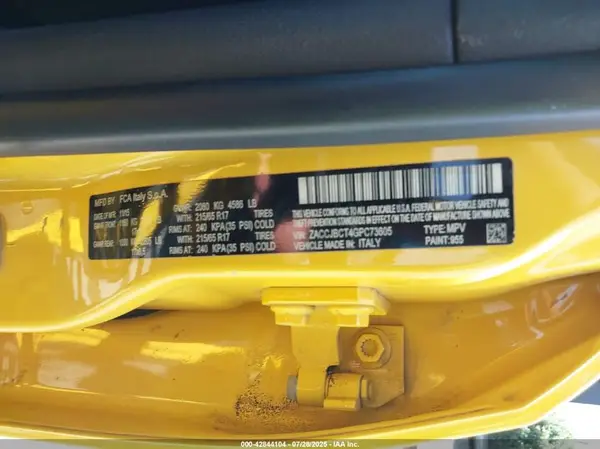 ZACCJBCT4GPC73605 2016 JEEP RENEGADE - Image 7