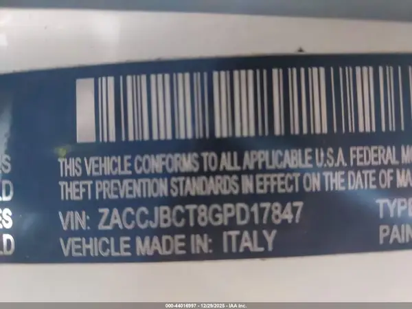 ZACCJBCT8GPD17847 2016 JEEP RENEGADE - Image 8