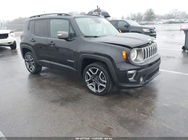 ZACNJBD14LPL70655 VIN - 2020 JEEP RENEGADE LIMITED 4X4 BLACK 1.3L