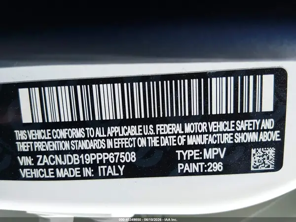 ZACNJDB19PPP67508 2023 JEEP RENEGADE - Image 8